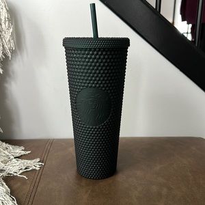 Venti dark green, matte Starbucks tumbler